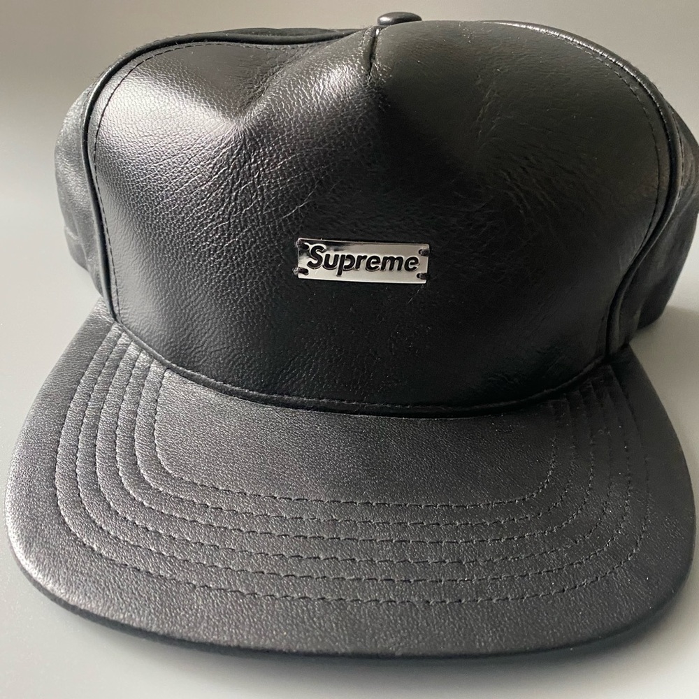 Supreme Leather Snapback